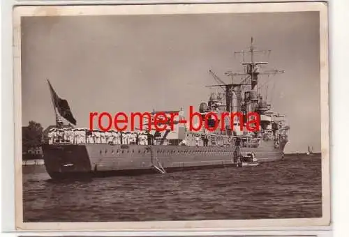 81263 Foto Ak Kreuzer 'Königsberg' 1940