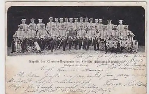 44318 Ak Kapelle des Kürassier Regiments von Seydlitz