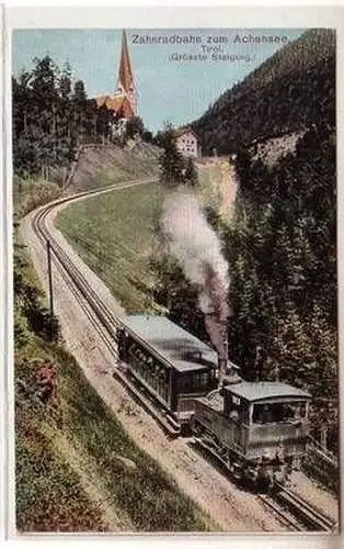 54140 Ak Zahnradbahn zum Achensee Tirol um 1910