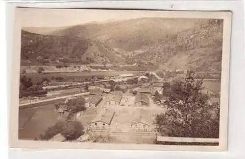 52301 Foto Bahnhof in den Karpathen 1. Weltkrieg um 1916