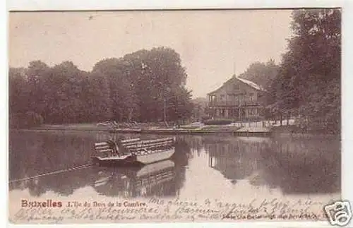 33414 Ak Bruxelles L´Ile du Bois de la Cambre 1901