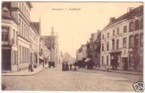 28424 Feldpost Ak Roeselare Zuidstraat Belgien 1916