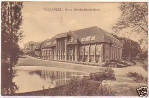 19864 Ak Bielefeld neue Handwerkerschule um 1930