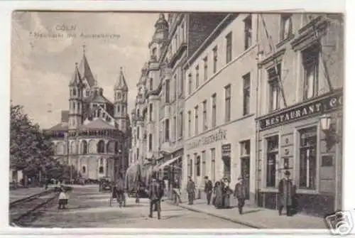 19581 Ak Köln Neumarkt Restaurant Fürstenberg 1910