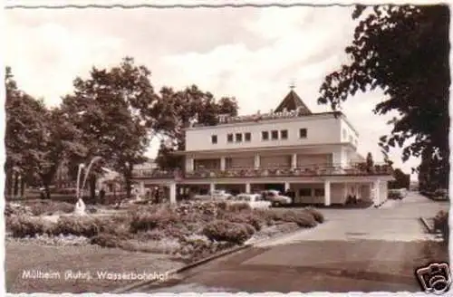 19402 Ak Mülheim (Ruhr) Wasserbahnhof um 1960