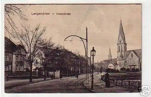 18042 Feldpost Ak Langendreer Kaiserstrasse 1916