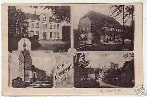 10233 Mehrbild Ak Gruß aus Ziegelheim in Sachsen 1912