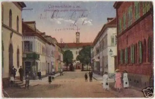 10348 Germersheim am Rhein Lilienstraße um 1920