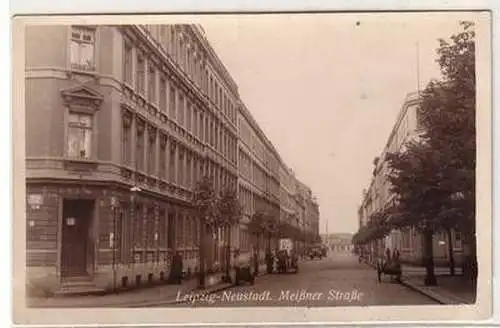 53350 Foto Ak Leipzig Neustadt Meißner Strasse um 1930