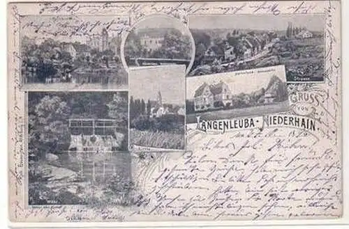 56507 Mehrbild Ak Gruß von Langenlaube Niederhain 1896