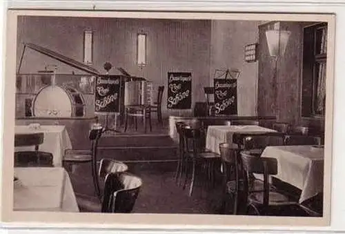 56648 Ak Kaffeehaus Schöne Lautawerk N./ L. Innenansicht Hauskapelle um 1940