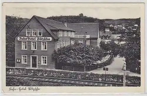 56533 Ak Bahn-Hotel Pötzscha 1939