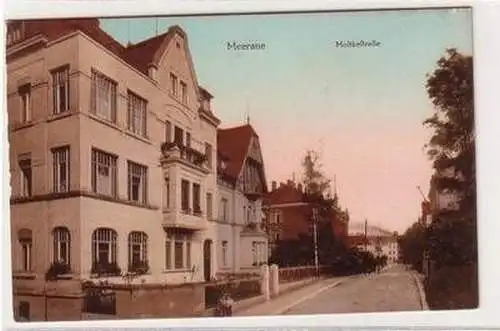 56835 Ak Meerane Moltkestrasse um 1910