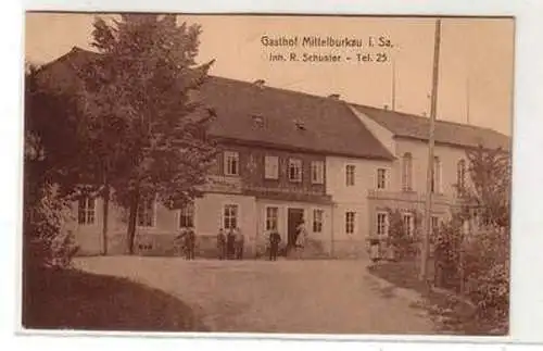 53826 Ak Gasthof Mittelburkau in Sachsen 1926