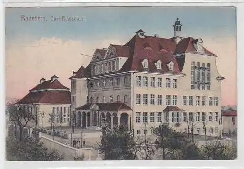 70041 Feldpost Ak Radeberg Ober-Realschule 1917