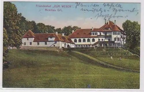 68615 AK Kirschau Oberlausitz - Fremdenhof 'Zum Weber' 1925