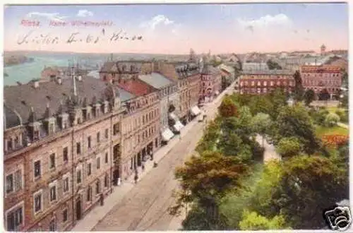 29157 Ak Riesa Kaiser Wilhelmsplatz 1915