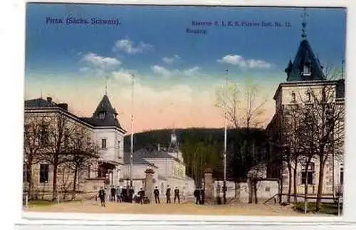 42032 Feldpost Ak Pirna Kaserne 1914