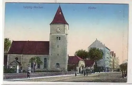 42299 Ak Leipzig-Mockau Kirche um 1920