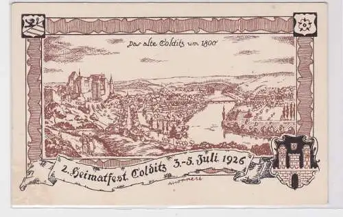 89418 Ak 2. Heimatfest Colditz 3.-5. Juli 1926