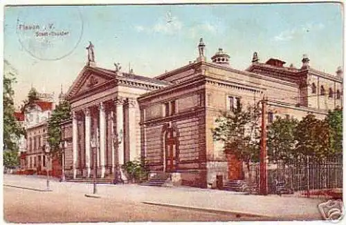 16112 AK Plauen im Vogtland Stadt-Theater 1912