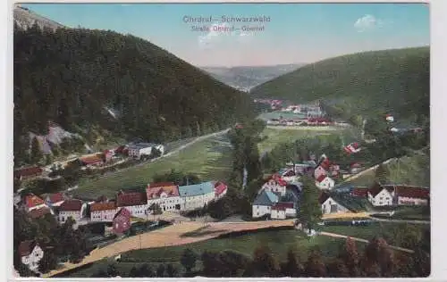 91213 Feldpost Ak Ohrdruf Schwarzwald Strasse Ohrdruf Oberhof 1914