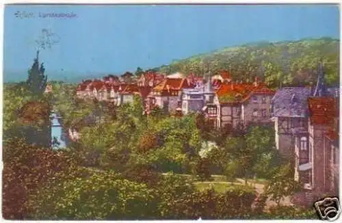 28215 Ak Erfurt Cyriakstrasse Totalansicht 1914
