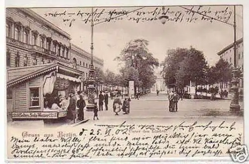 33156 Gruß aus Berlin Unter den Linden 1902