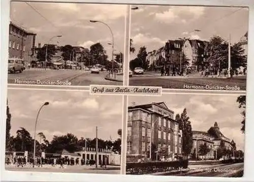 52613 Mehrbild Ak Gruß aus Berlin Karlshorst Hermann-Duncker-Str. usw. 1972