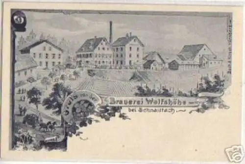 11472 Ak Brauerei Wolfshöhe bei Schnaittach um 1900