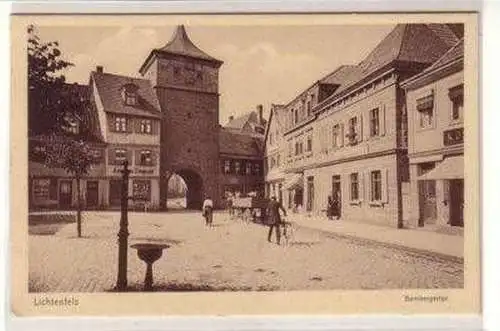 48444 Ak Lichtenfels Bambergertor u. Zinngiesser um 1910