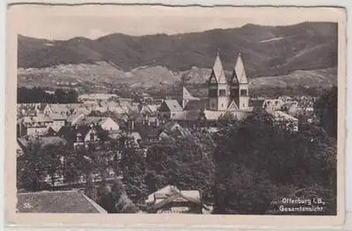 46378 Ak Offenburg in B. Gesamtansicht 1939