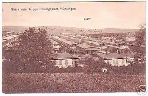 08632 Ak Gruß vom Truppenübungsplatz Münsingen Lager