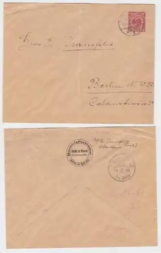 17664 DR Ganzsachen Umschlag PU19/ B1 Berlin Moosdorf & Hochhäusler 1900