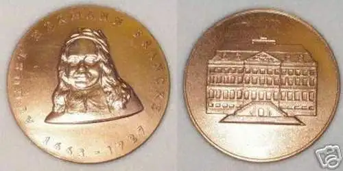 DDR Medaille Auguste Hermann Francke 1663-1727