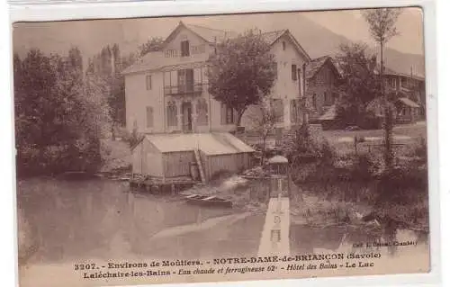 45682 Feldpost Ak La Lechaire les Bains Hotel 1917