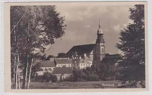 900500 Ak Naumburg am Queis Nowogrodziec Ansicht mit Kirche 1941