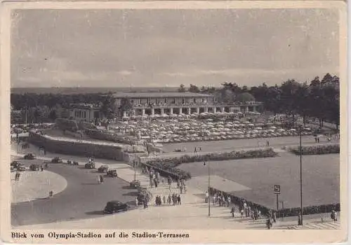 905453 Ak Berlin Blick vom Olympia Stadion auf die Stadion Terrassen 1938