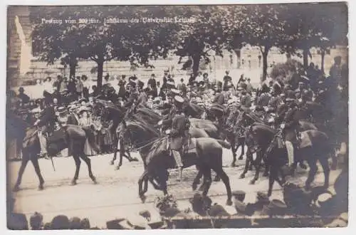 02252 Foto Ak Leipzig 500jährige Jubiläum der Universität 1909