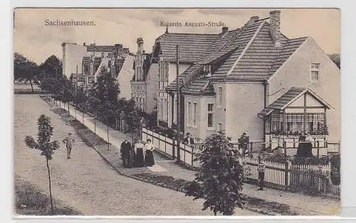 93100 AK Sachsenhausen - Kaiserin Augusta-Straße, Straßenansicht 1911