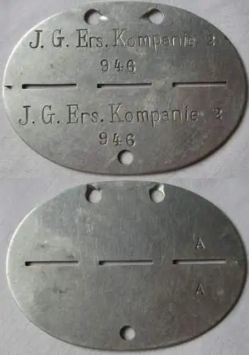 EKM Erkennungsmarke Inf. Geschütz Ers. Kompanie 2 Richthofen Wehrmacht (146175)