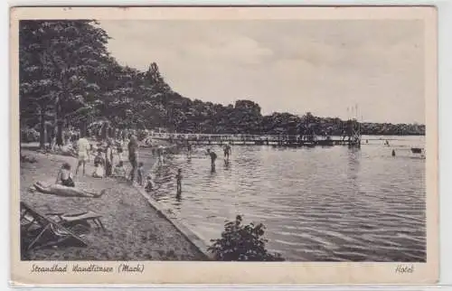 25625 Ak Strandbad Wandlitzsee (Mark) 1944