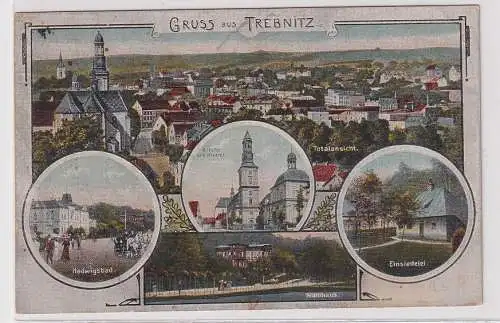 905051 Ak Gruß aus Trebnitz Trzebnica in Schlesien 1928