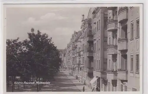 89858 Ak Küstrin Neustadt  Kostrzyn nad Odrą Moltkeplatz um 1930