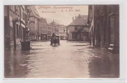 53242 Ak Göttingen Überschwemmung Gronertorstraße 4.-6.2.1909