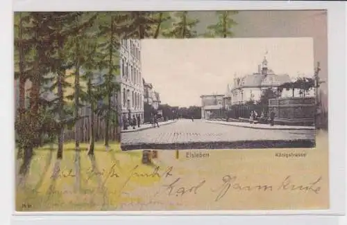 907495 Rahmen Ak Eisleben Königstrasse 1901