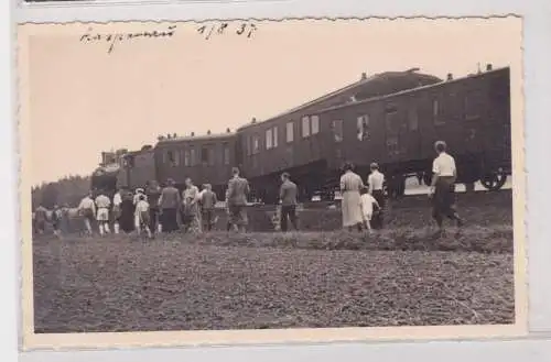 905709 Foto AK Raspenau Raspenava Eisenbahn-Unglück 1. August 1937 Liberec