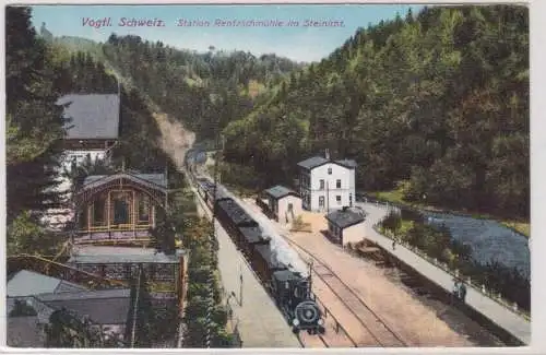 905024 AK Vogtländische Schweiz - Station Rentzschmühle im Steinicht