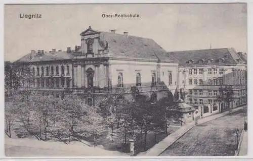 903454 Ak Liegnitz Legnica Ober-Realschule um 1925