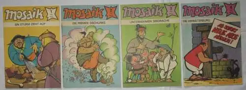 Mosaik Abrafaxe 1/1976 bis 04/1990 komplett 172 Hefte (158366)